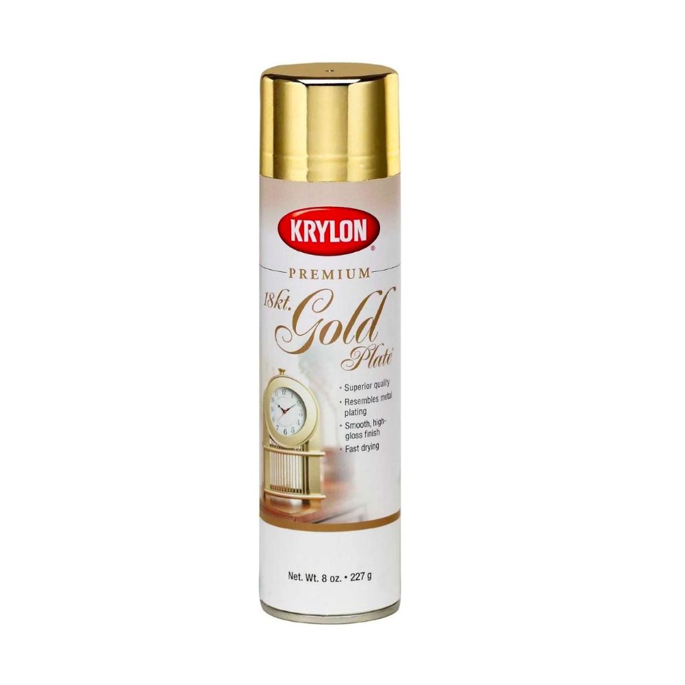 Krylon gold leaf is the best gold spray paint ever! Beautiful smooth  results and dries fast! Love it!