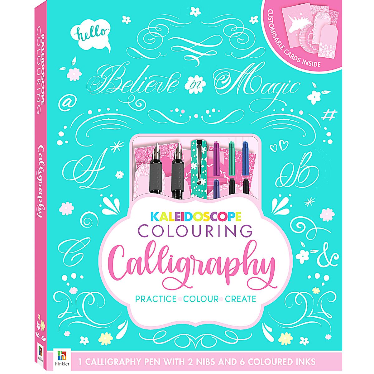 Kaleidoscope Neon Kit Glow in the Dark Colouring Kit