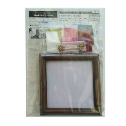 tsumami flower craft kit with frame