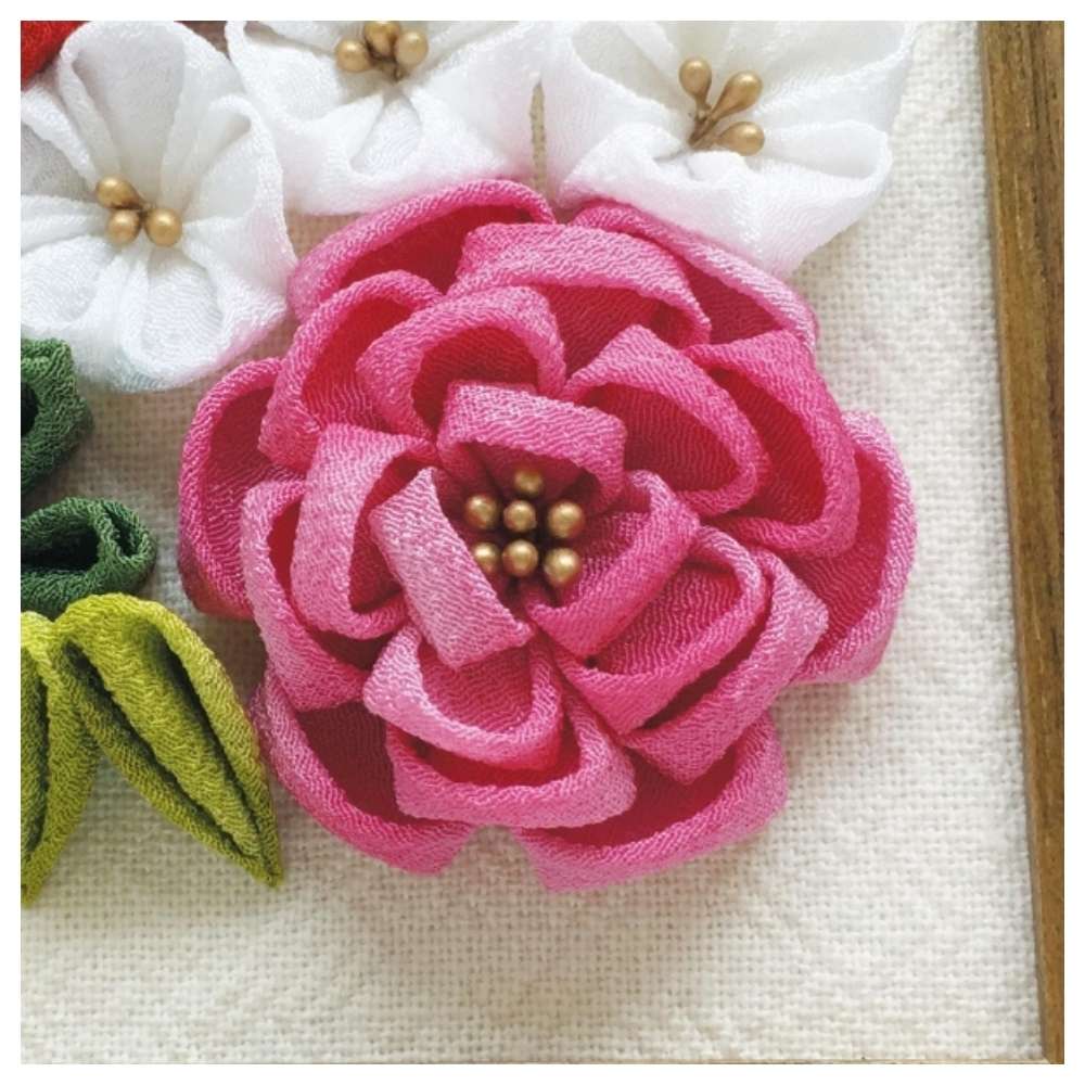 japanese fabric tsumami flower craft kit