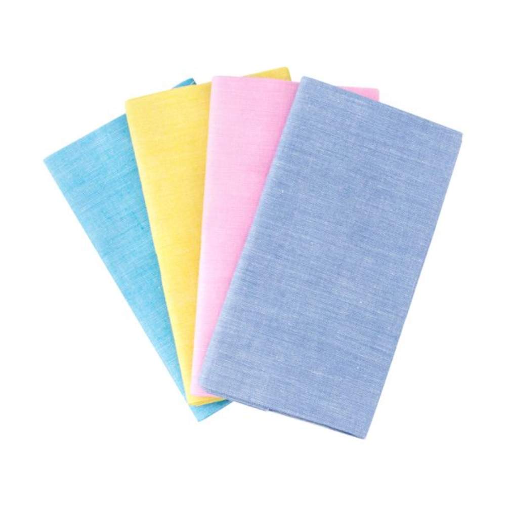 chambray fat quarter fabric bundle of 4