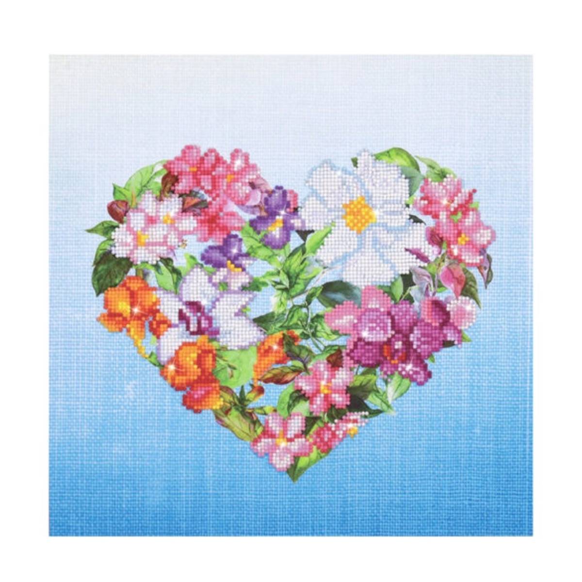 diamond dotz flower heart painting kit