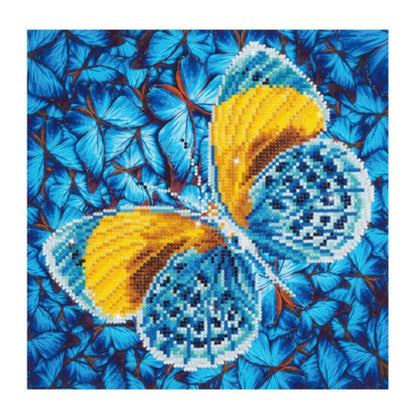 diamond dotz art painting kit, flutter by gold