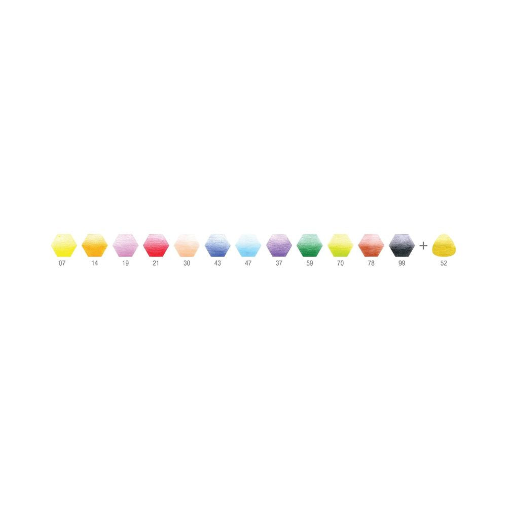 classic colour pencil set of 12