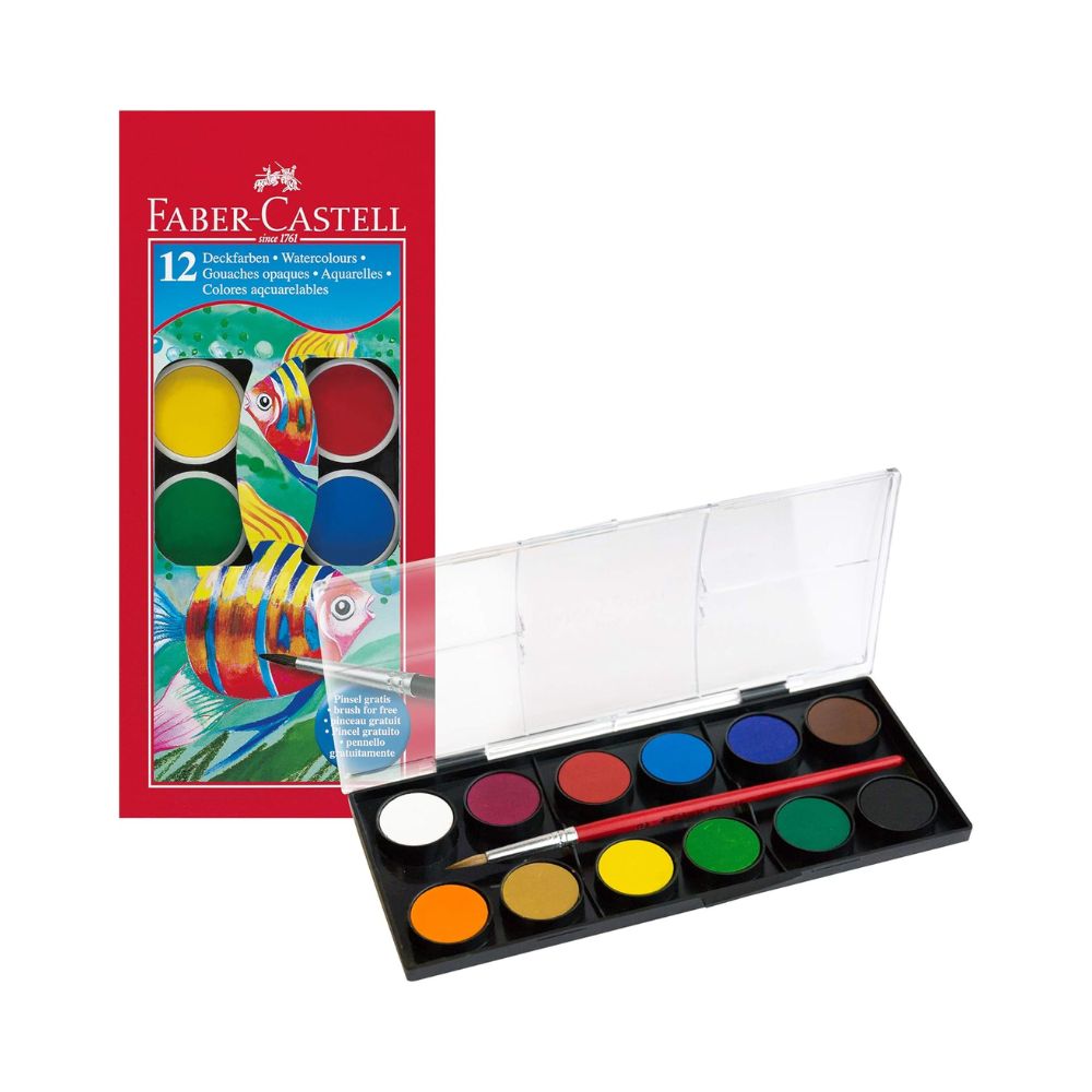 faber-castell watercolour paint set