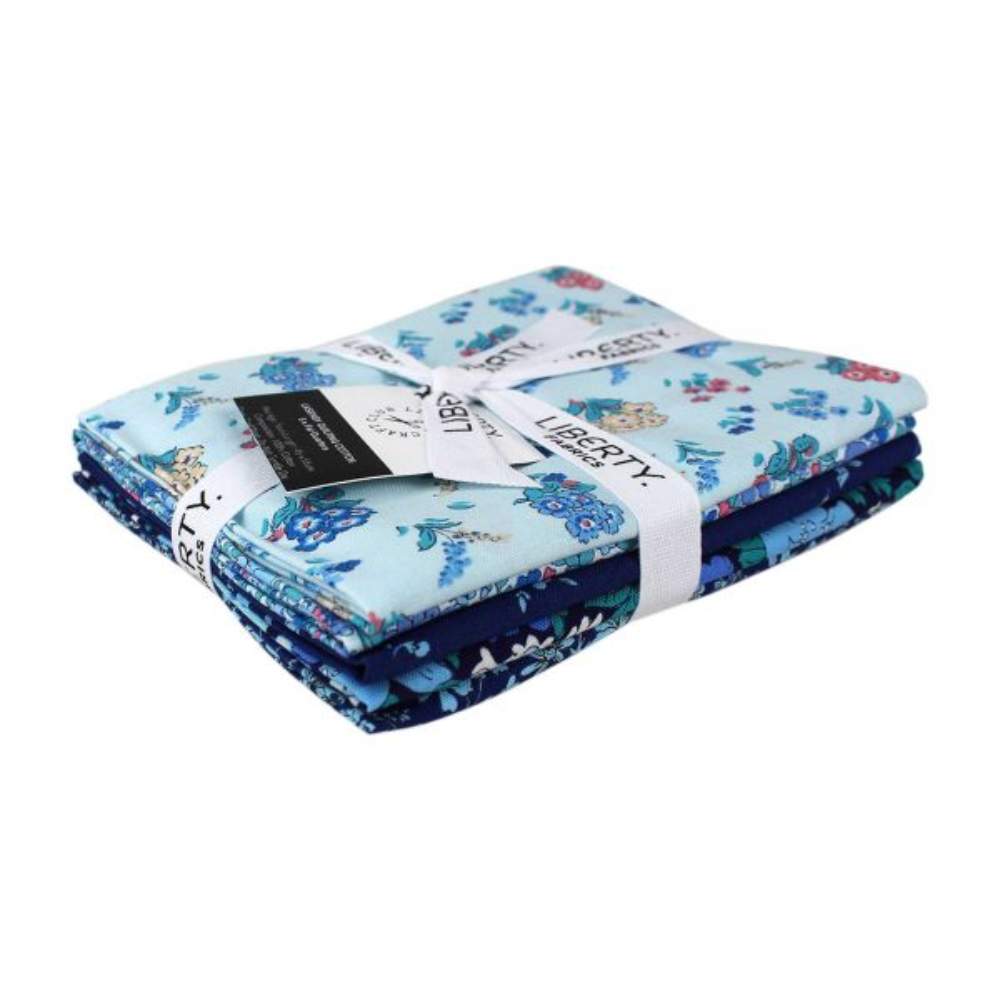 Liberty Sewing And Quilting Fat Quarter Fabric Bundle, Midnight Garden