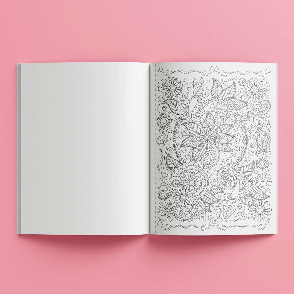 kaleidoscope colouring book