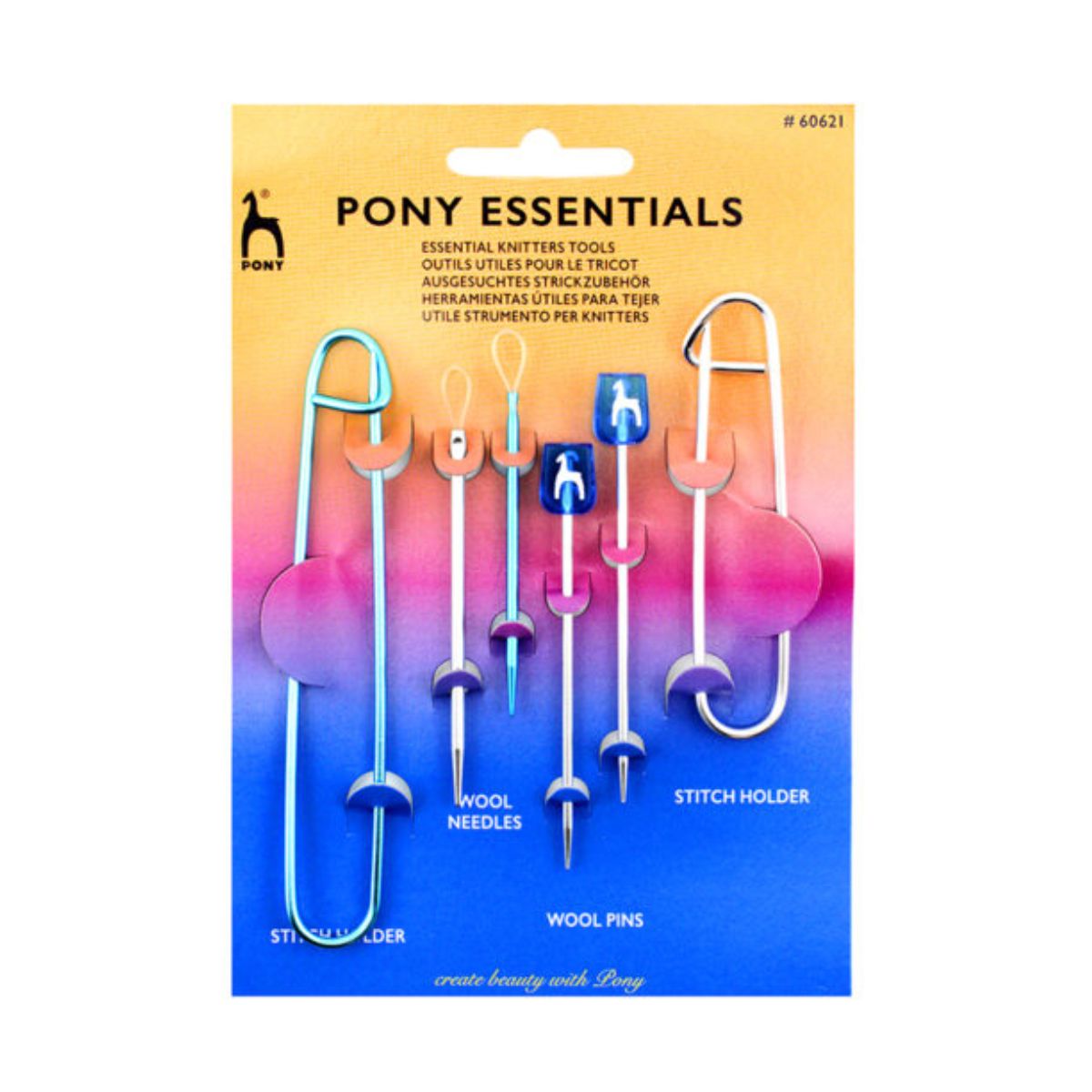 pony knitting essentials accessory set