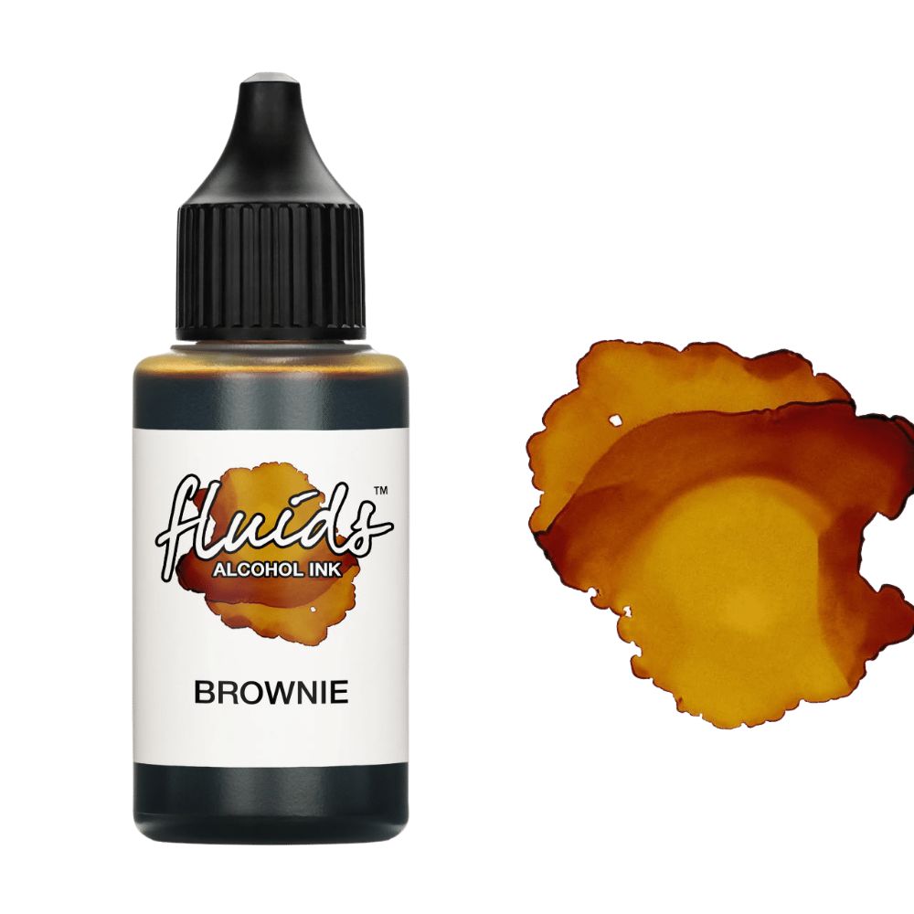 fluids alcohol ink brownie