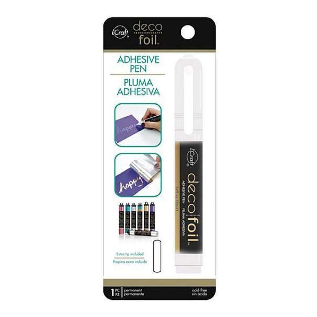 Deco Foil Adhesive Pen .34Fl oz With Extra Nib