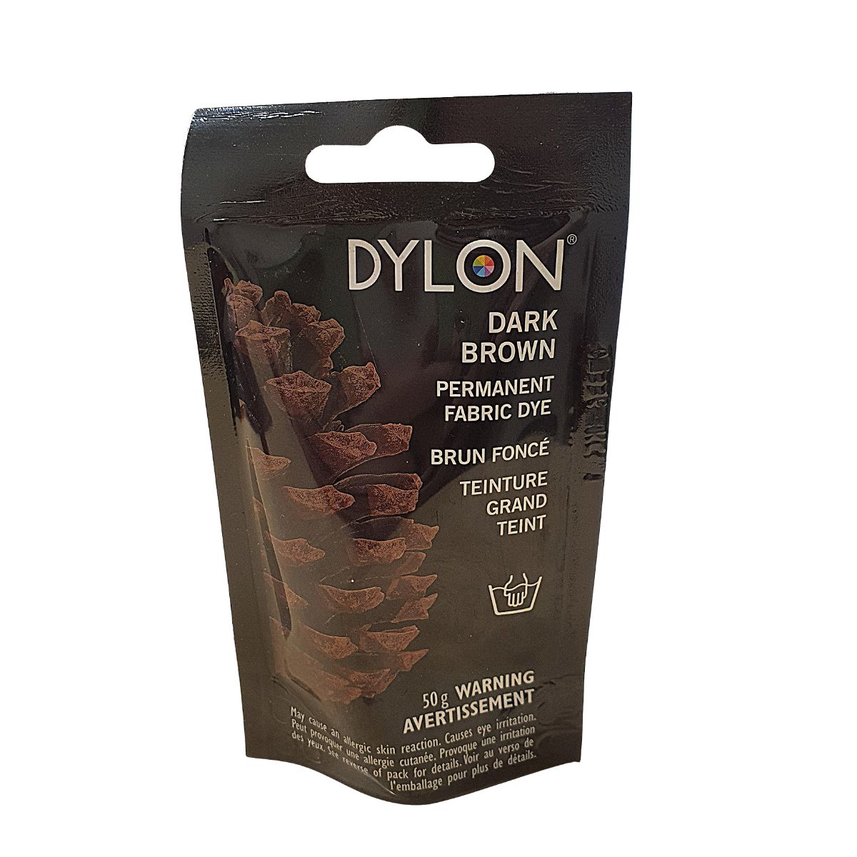 dylon hand fabric dye dark brown