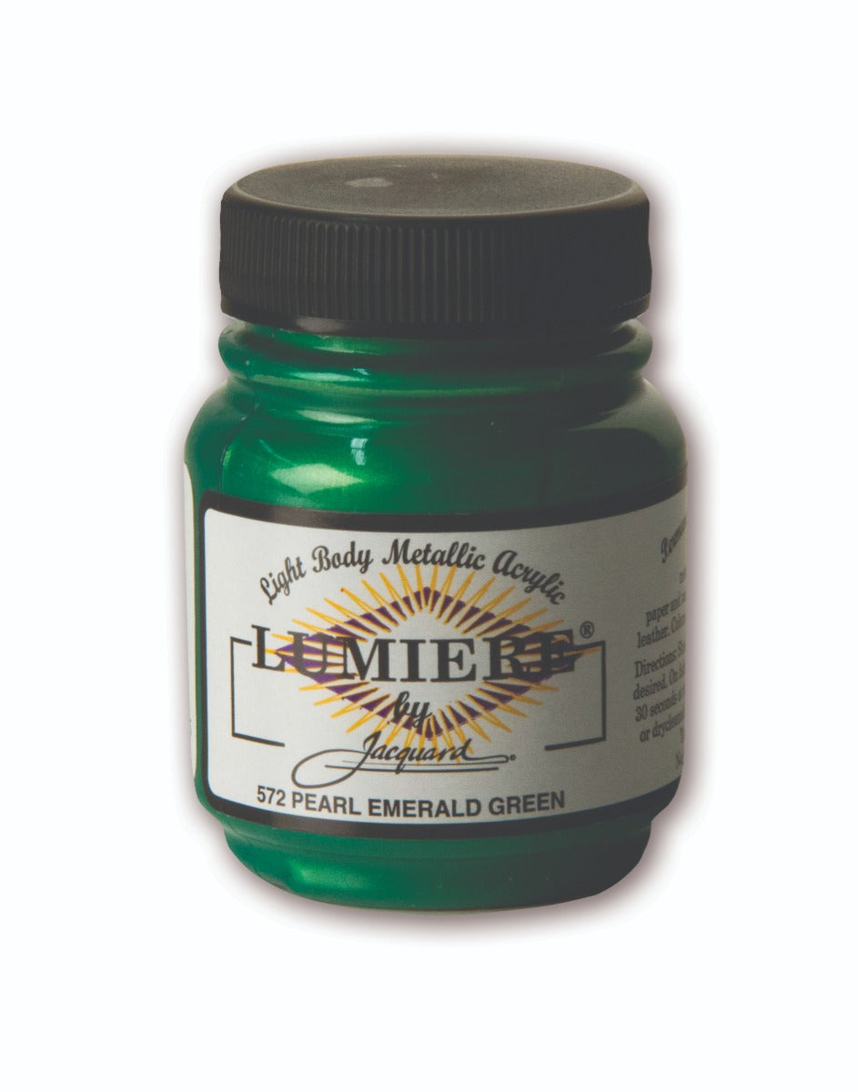 JACQUARD LUMIERE PEARLESCENT EMERALD Acrylic Paint