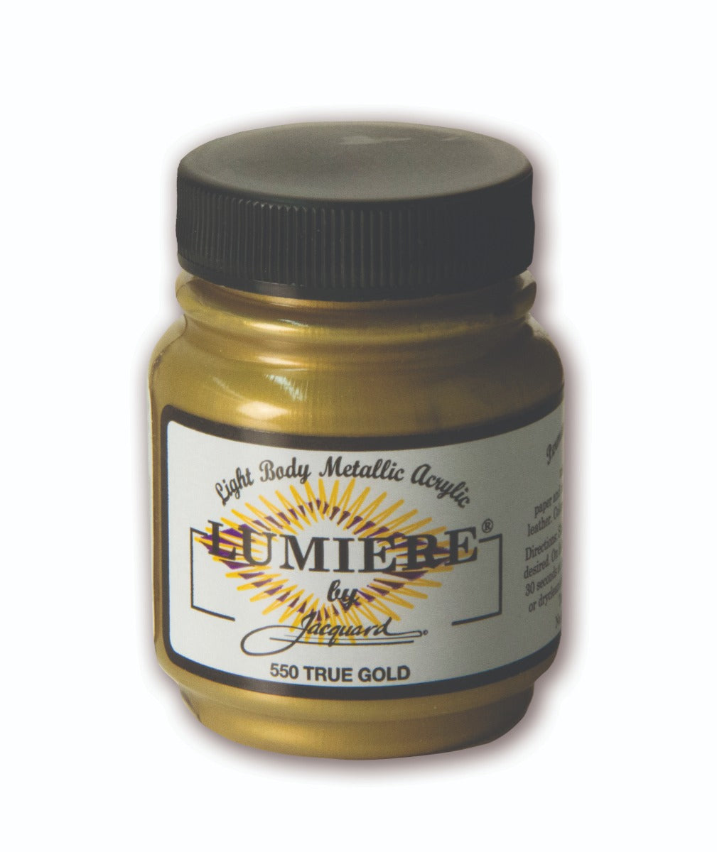 JACQUARD LUMIERE - 550 70ml TRUE GOLD Acrylic Paint