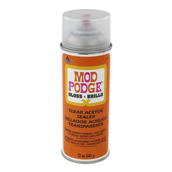 Mod Podge Dishwasher Safe Waterbased Sealer, Glue and Finish (8-Ounce),  CS15059 Gloss, 8 Ounce & Spray Acrylic Sealer That is Specifically  Formulated