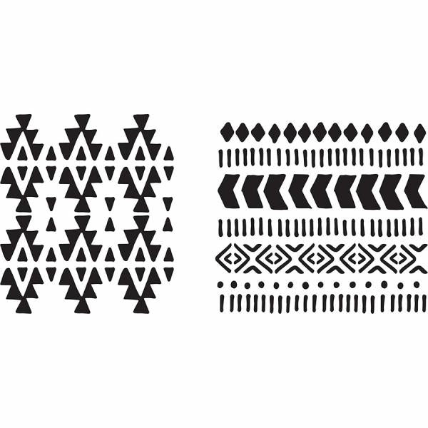 Stencils for fabric by folkart