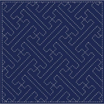 sashiko blue embroidery cloth