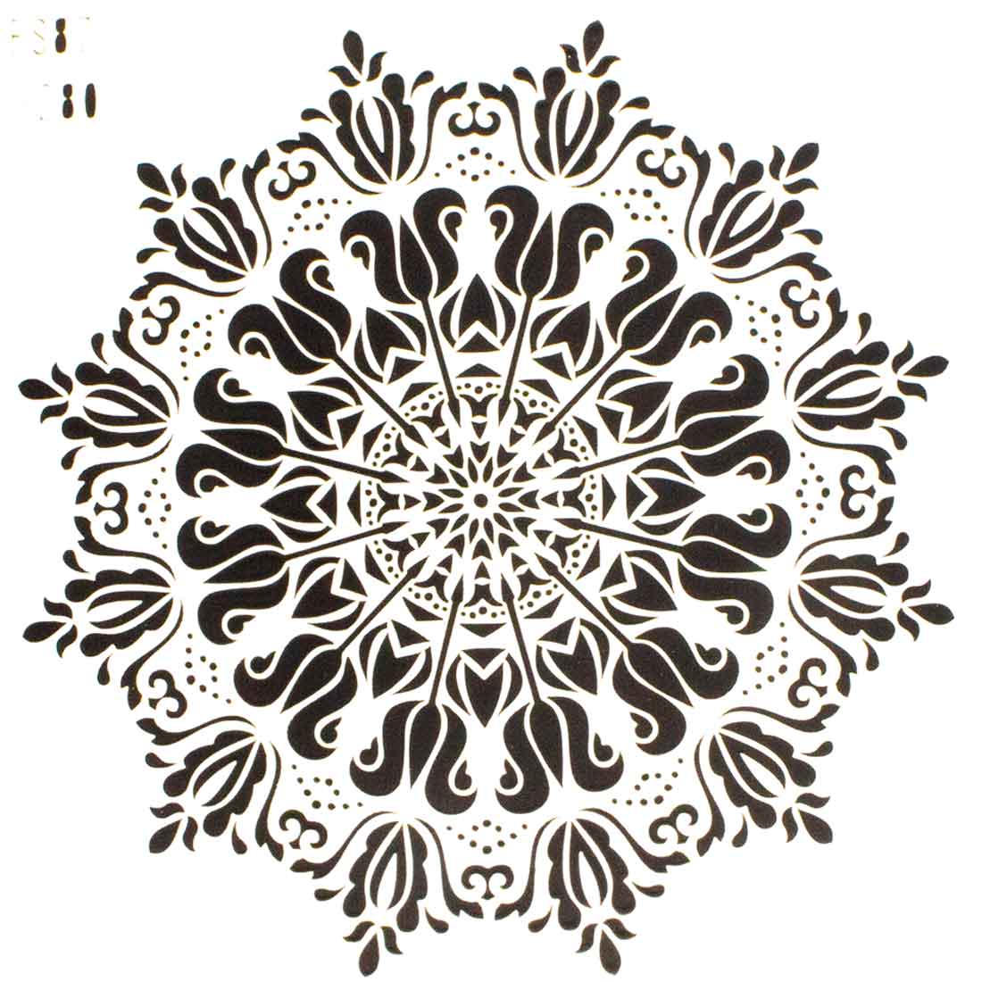 Large Mandala Stencil for Furniture &amp; Crafts